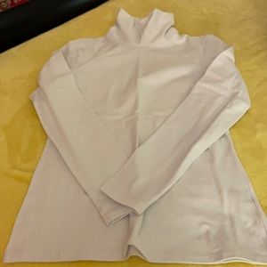 NWOT White Cotton Turtle Neck